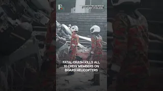 Watch: Mid-Air Military Chopper Collision Kills 10 In Malaysia | Subscribe To Firstpost