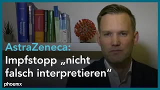 AstraZeneca: Prof. Hendrik Streeck zum Impfstopp am 15.03.21