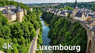 Luxembourg 🇱🇺 City I Walking Tour in 4K (2024) 📸 #travel #explore #citytour #Luxembourg #4K #2024