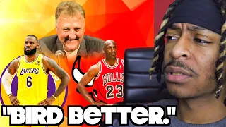 I LOST IT WATCHING Why Michael Jordan RATES Larry Bird OVER LeBron James.. | REACTION