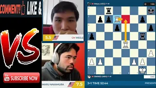 After A Draw ~ Wesley So Retaliates With A Big Win to Even The Score VS Hikaru Nakamura