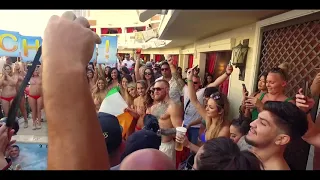 Conor McGregor hosts pool party at Encore Beach Club after UFC 202 Victory #TheMacLife