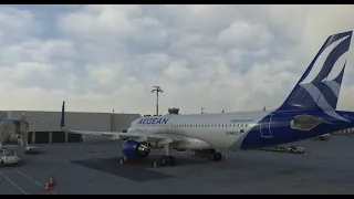 MSFS | Mykonos - Athens | A320neo | Aegean Airlines (Test Flight)