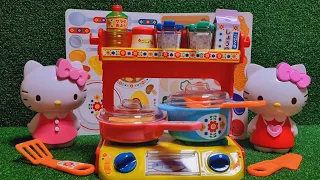 10 Minutes Satisfying With Unboxing Hello Kitty Kitchen Set ASMR  No talking