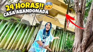 PASSAMOS 24 HORAS NA MINHA CASA ABANDONADA!!