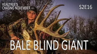 160" Buck from Bale Blind, Kansas Bowhunting | Chasing November S2E16