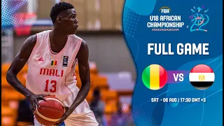 Mali v Egypt | Full Basketball Game | FIBA U18 African Championship 2022