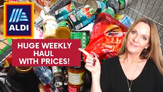 Huge ALDI Haul With Prices. My Weekly Aldi Grocery Haul.