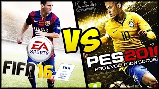 FIFA 16 VS. PES 2016 | GAMEPLAY Comparison - COVER - NEW FEATURES & MORE!