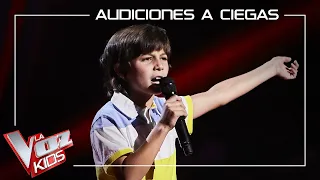 Emilio Díaz - Esta cobardía | Blind auditions | The Voice Kids Antena 3 2022