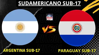 ARGENTINA SUB 17 VS PARAGUAY SUB 17 EN VIVO SUDAMERICANO SUB 17 CONMEBOL HORARIO Y DONDE VER EN VIVO