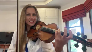 Учим «В траве сидел кузнечик» на скрипке 🎻🎶