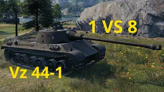 World of tanks Vz. 44-1 - 10 Kills 4,8K Damage, wot replays