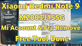 Xiaomi Redmi Note 9 Mi Account & Frp Remove Free Tool Done By Ad Mobile Gsm Solution