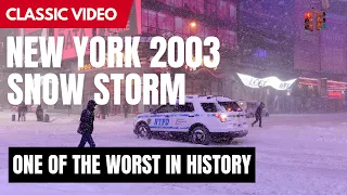 NEW YORK, USA - Snow Storm