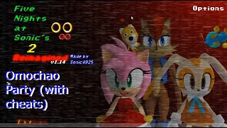 Five Nights at Sonic's Reimagined | Omochao Party (With cheats)