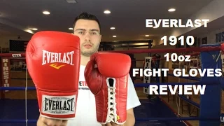 Everlast 1910 Pro Fight Boxing Gloves Review by ratethisgear