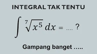 Integral Tak Tentu Bentuk Akar Part 1 (Matematika SMA)