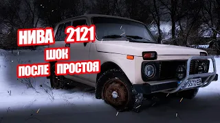 ШОК ЧТО Я УВИДЕЛ В НИВЕ ПОСЛЕ ДОЛГОГО ПРОСТОЯ Заводим ваз 2121 после долгого простоя