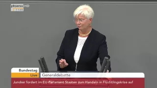 Bundestag: Gerda Hasselfeldt zum Etat des Bundeskanzleramtes am 09.09.2015
