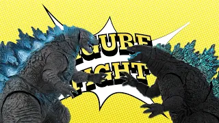 Figure Fight! Hiya vs S.H. MonsterArts Godzilla vs Kong 2021 Heat Ray