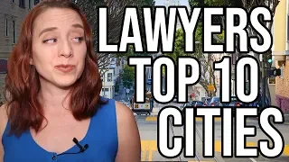 Top 10 Cities for Lawyers (Buying Power Index!)