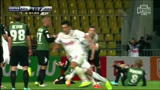 Aleksandr Samedov's goal. FC Krasnodar vs Lokomotiv | RPL 2013/14