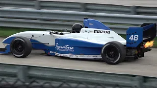 RENESIS 13B PRO FORMULA MAZDA ENGINE NOISES - Racetrack Footage