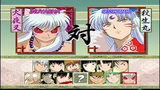 Inuyasha: A Feudal Fairy Tale All Characters [PS1]