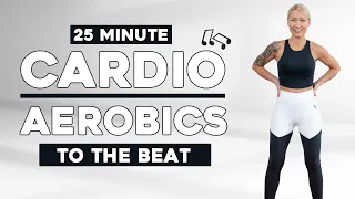 25 min CARDIO AEROBICS WORKOUT ♫ No Jumping No Squats Challenge Your Coordination