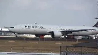 Philippine Airlines Boeing 777-300ER RP-C7776 Takeoff 【NRT/RJAA】