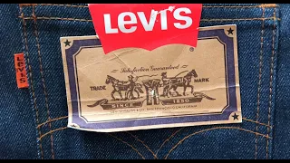 "Бельгийский апельсин". Ретро джинсы 70х Levi's Orange Tab 632