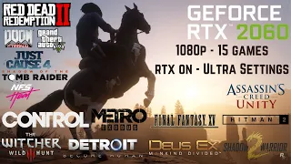 Geforce RTX 2060 Test in 15 Games 1080p Ultra Settings Gameplay | Helios 300 Laptop