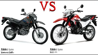 Suzuki DR 200 vs Honda XR 190 CT Test specification comparison