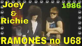 Joey e Richie Ramone como VJs na U 68 em 1986 (Legendado)