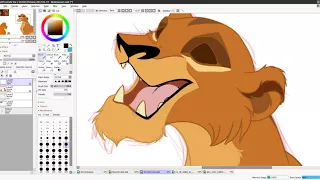 My Version of Lions Over All Scene [SPEEDPAINT]