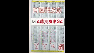 2023/01/19   ⭐ 今彩 539 獨支 ⭐  上期中獨支34 版路分享 #今彩539 #公益彩券 #天天樂