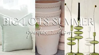 NEW SUMMER DECOR AT BIG LOTS |Summer home decor shop with me 2024