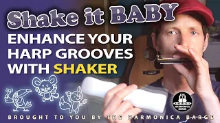 Add shaker to your harmonica grooves ( C Harp required)