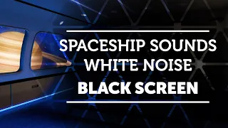 Spaceship Sound Machine for Sleeping featuring White Noise Black Screen
