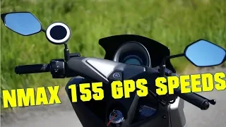 2019 Yamaha NMAX 155 GPS speeds + GPS top speed