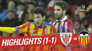 Highlights Athletic Club vs Valencia CF (1-1)