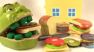 Shrek Mange un Sandwich Déjeuner Jeu d’Imitation à Découper