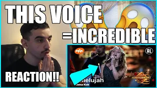 This Is An AMAZING COVER!!😳😳| Emma Kok - Hallelujah | MAX KERSTCONCERT *REACTION*