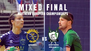 SWEDEN VERSUS NORTHERN IRELAND - NORTHERN EUROPEAN CHAMPIONSHIPS FINALS