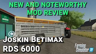 Joskin Betimax RDS 6000 | Mod Review | Farming Simulator 22