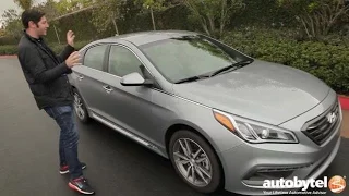 2016 Hyundai Sonata Sport 2.0T Test Drive Video Review