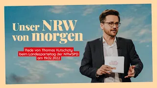 Unser NRW von morgen: Rede von Thomas Kutschaty auf dem a.o. Parteitag der NRWSPD am 19.02.2022