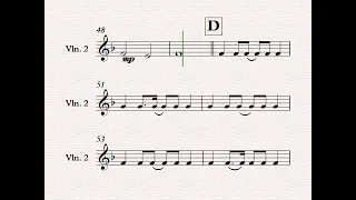 2nd violin The Circle of Life F Abwith Articulation