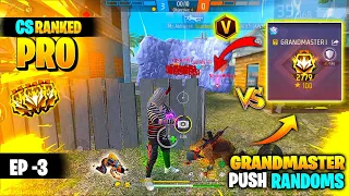 CS rank Grandmaster push ✅|( Season 23 )How To Win Every CS RANK With Random Players || Free Fire